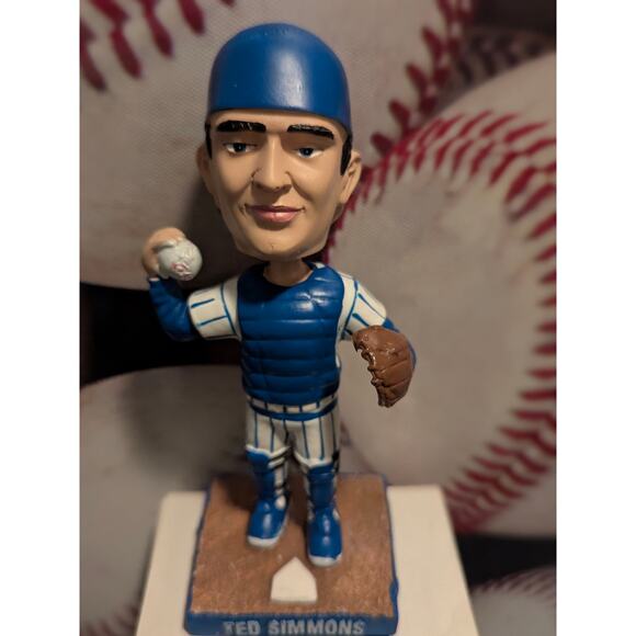 Ted Simmons Bobblehead 2007 Milwaukee Brewers 25th Anniversary 1982 Team SGA NiB - Picture 2 of 4